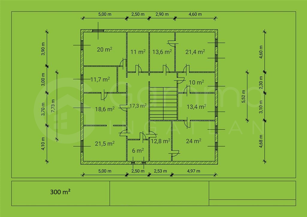 Kiadó 300 m2 iroda irodaházban